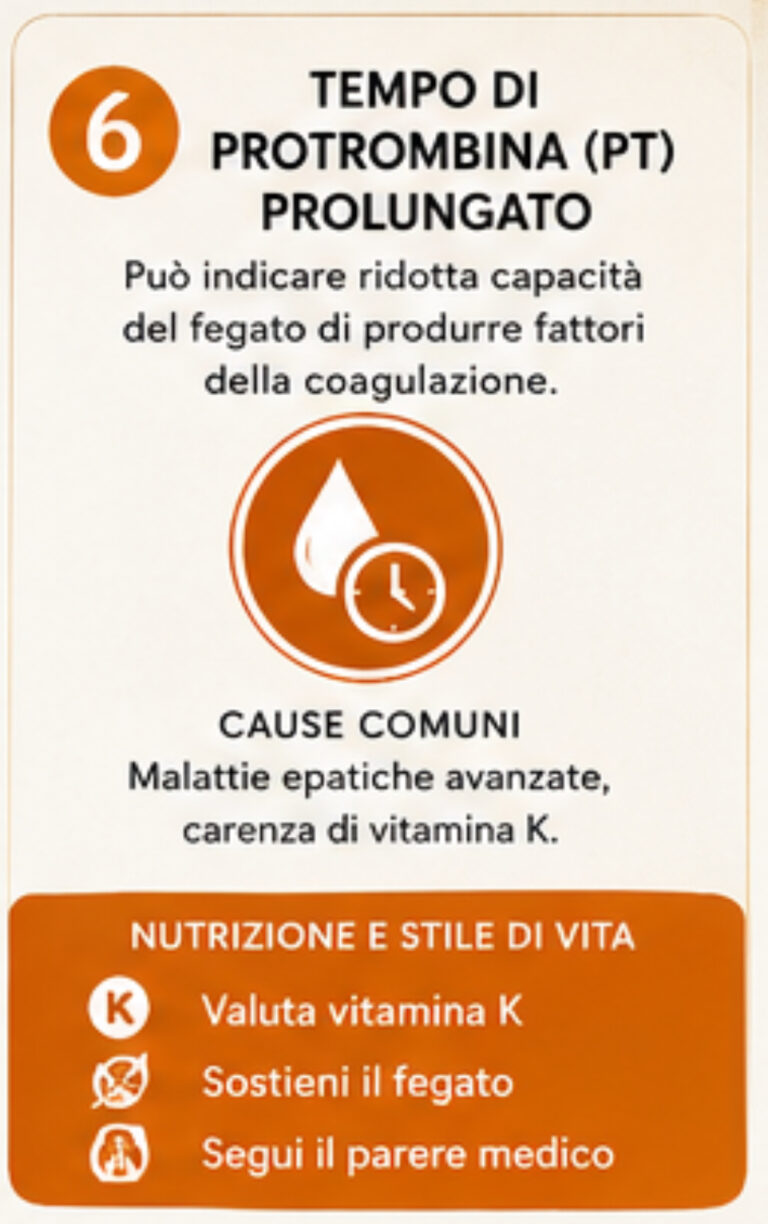 Tempo di protrombina e INR alterati: cosa c’entra il fegato
